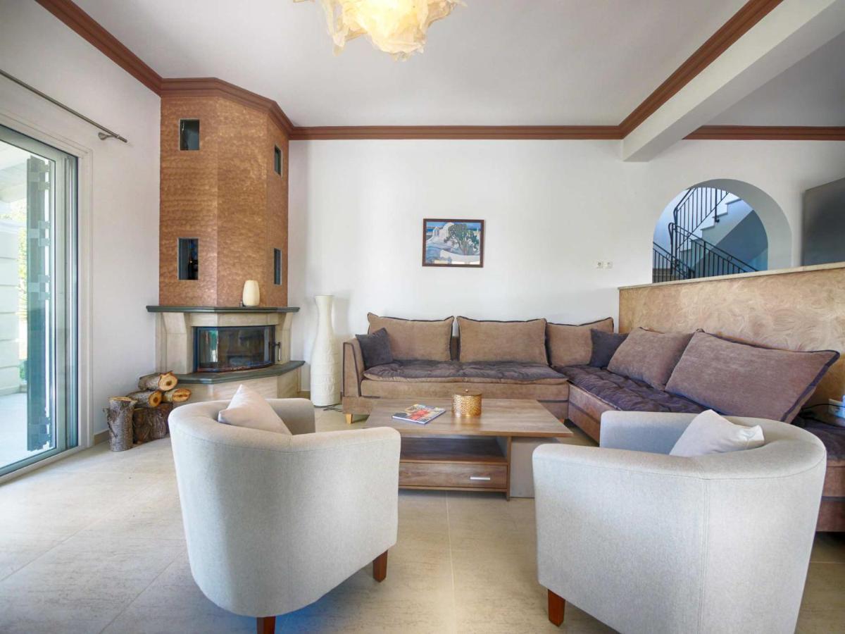 Villa Afionas - 3 Minutes From The Beach With Heated Eco-Pool And Sunset View Zewnętrze zdjęcie