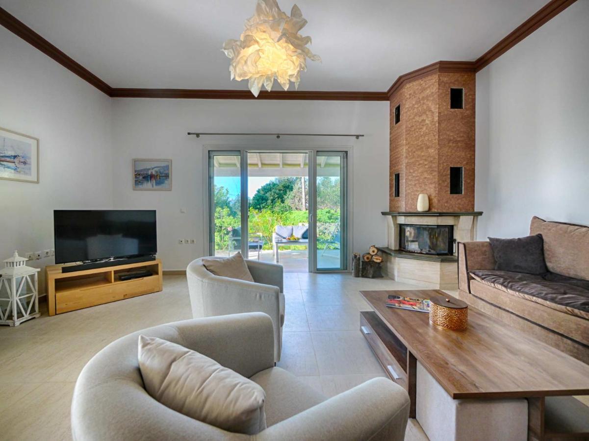 Villa Afionas - 3 Minutes From The Beach With Heated Eco-Pool And Sunset View Zewnętrze zdjęcie