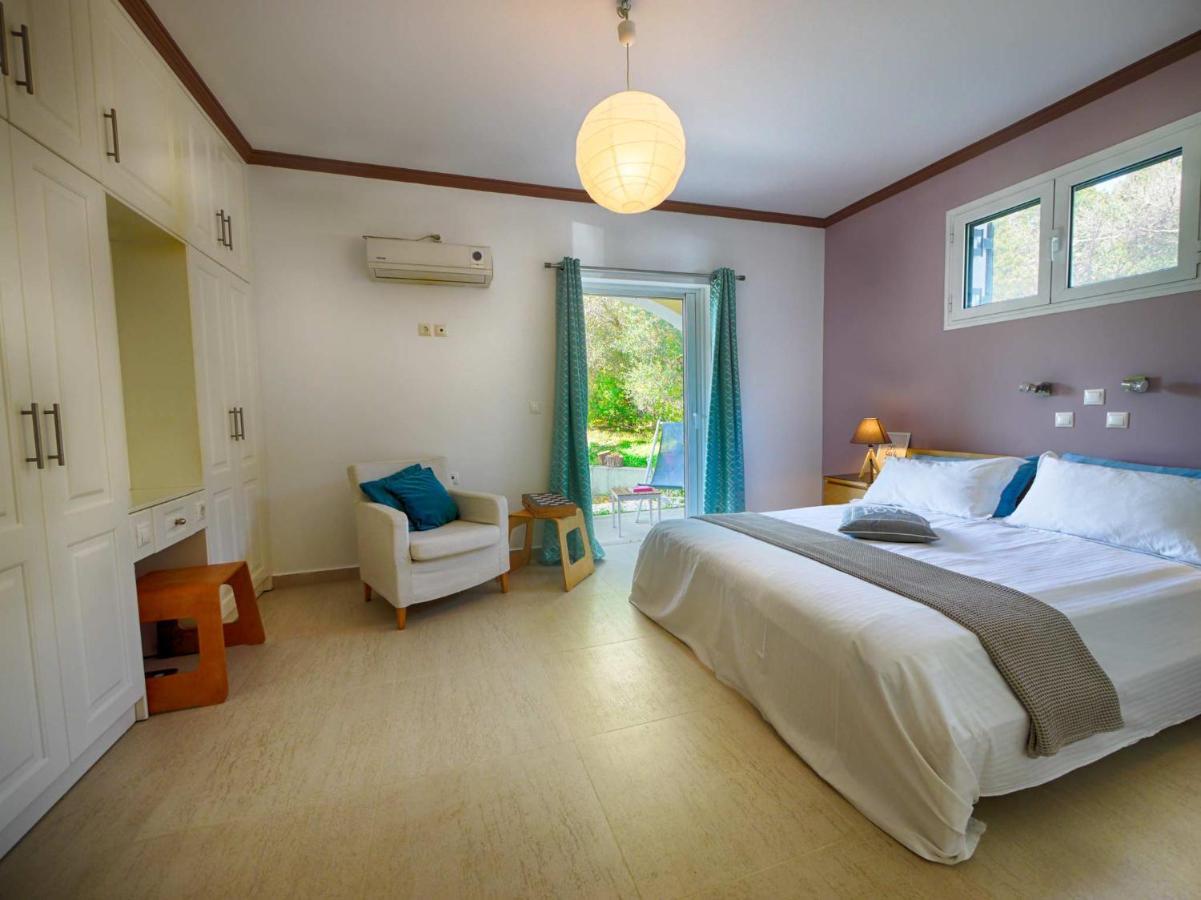 Villa Afionas - 3 Minutes From The Beach With Heated Eco-Pool And Sunset View Zewnętrze zdjęcie