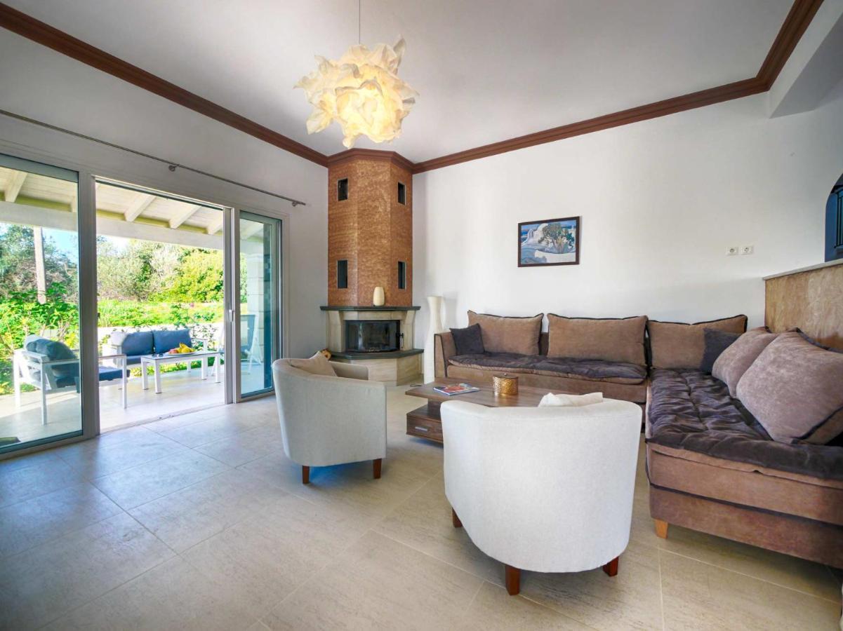 Villa Afionas - 3 Minutes From The Beach With Heated Eco-Pool And Sunset View Zewnętrze zdjęcie